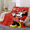 1pc, Minnie Mouse Inspired Blanket, Seasonal, Home Decor, Soft Flannel Throw Blanket, Versatile & Cozy for Bedroom, Living Room, Travel, Camping, Car