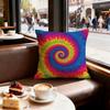 Tiedye Cushion Cover Set of  Decorative Short Plush Pillow Covers for Sofa Soft  Cushion Case x cm