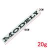 ICTB3 Model Y Logo Sticker for Tesla ModelY Creative Letter Stickers Tail Trunk 3D Zinc Alloy Emblem Badge Styling Car Modification