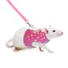 Small Pet Harness and Leash Set Rabbit Harness Leash Kitten Hamster Accessories Harnesses for Ferret Guinea Pig Harnais Lapin