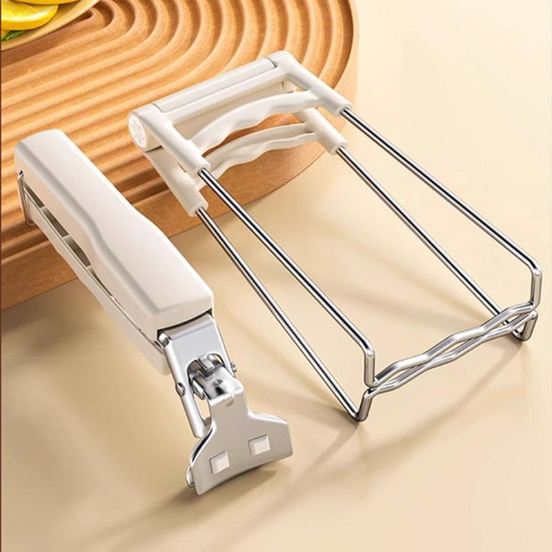 Захват для кухонной миски с термостойкой ручкой против ожогов