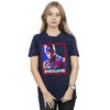 Marvel Womens/Ladies Avengers Endgame Captain America Poster Cotton Boyfriend T-Shirt