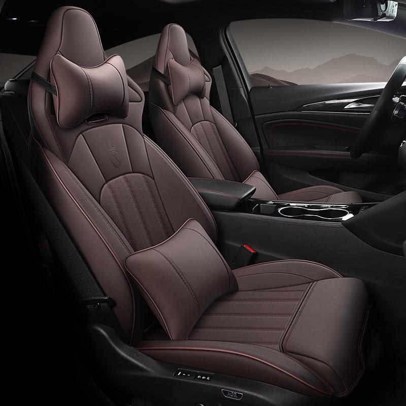 Прочная кожаная подушка сиденья для всех сезонов для Buick Verano - 5-местный, дизайн с полным охватом