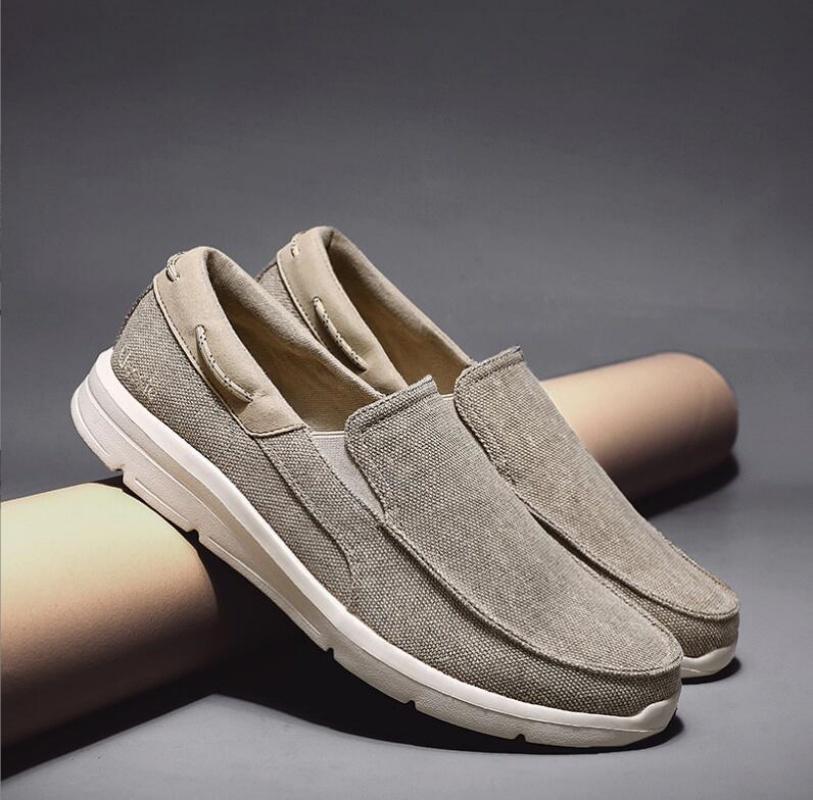 Мужская повседневная обувь, летняя мужская парусиновая обувь для отдыха на открытом воздухе, обувь для вождения, дышащая обувь, легкая обувь для путешествий, высокое качество, балетки