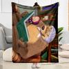 Masha Bear Blanket Comfortable Great for Office Bedding Picnics for All Seasons Stylish Decor Gift for Travel Home Birthdays