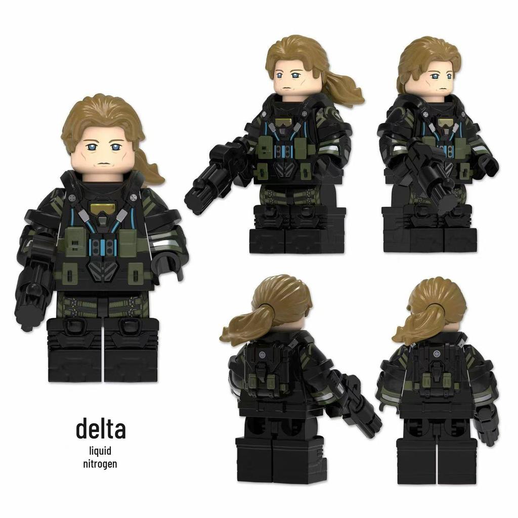 Delta Liquid Nitrogen Building Block Figure Toy YZ00182