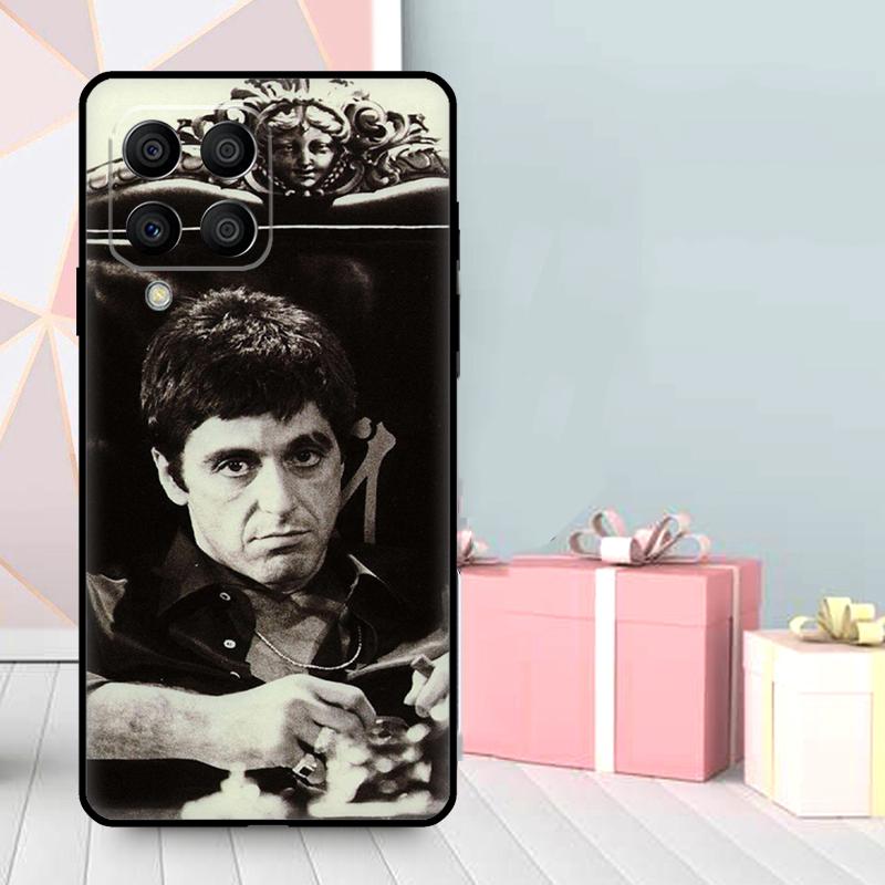 Кейс для телефона 'Лицо со шрамом' Тони Монтана для Samsung Galaxy M56 M52 M32 M53 M16 M11 M21 M31 M35 M12 M13 M14 M15 M36 M55 M34 M54
