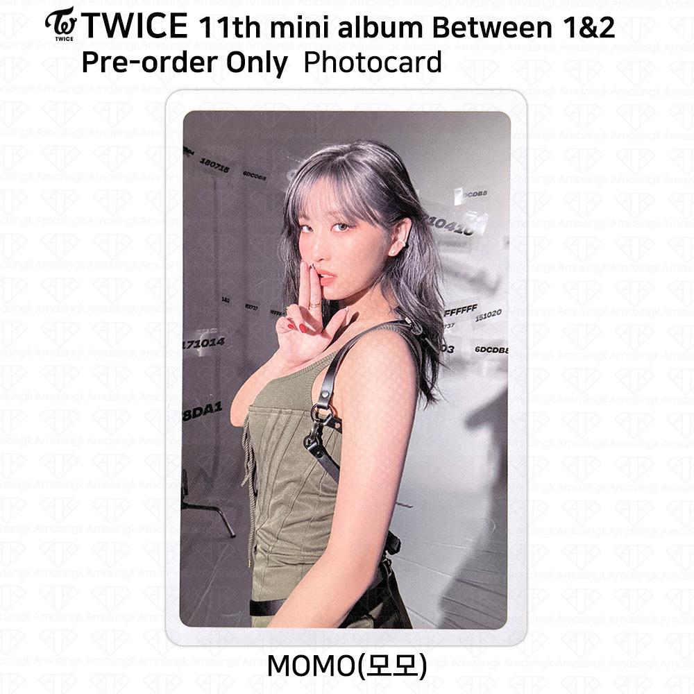 Twice 11-й мини-альбом между 1 и 2 Momo, фотокарточка, открытка, наклейка Polaroid POB