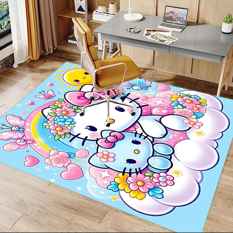1 шт. Ковер Hello Kitty Коврик для офиса Наружный коврик Декор для дома Ковер для зоны Фестивальный подарок