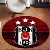 Bjk Fc (5) Round Office Rug Decorative Floor Rug for Office Bedroom Living Room and Home Space