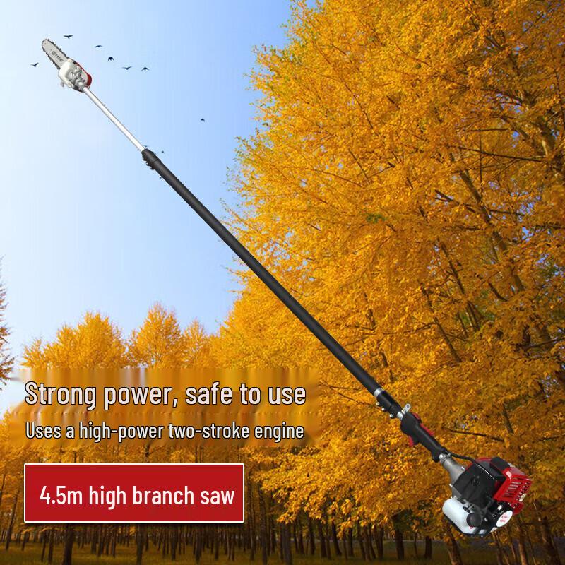 TEDE Gas-Powered Telescopic Pole Chainsaw