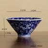 Антикварная сине-белая коническая чайная чашка - фарфоровая чашка Jingdezhen Master Cup, китайская ручная работа, чайная чаша, керамический чайный сервиз Gongfu