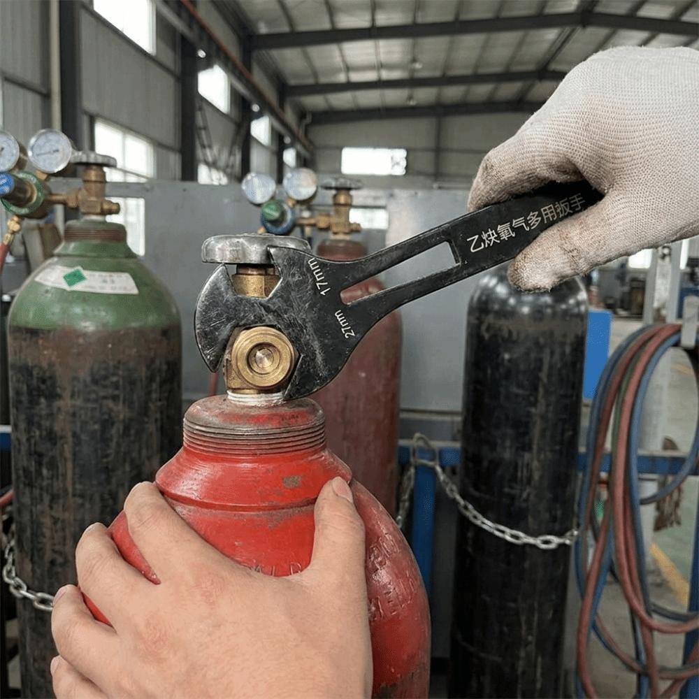 Steel Gas Cylinder Wrench Professional Pressure Reducer Wrench Gas Bottle Tool  Maintenance