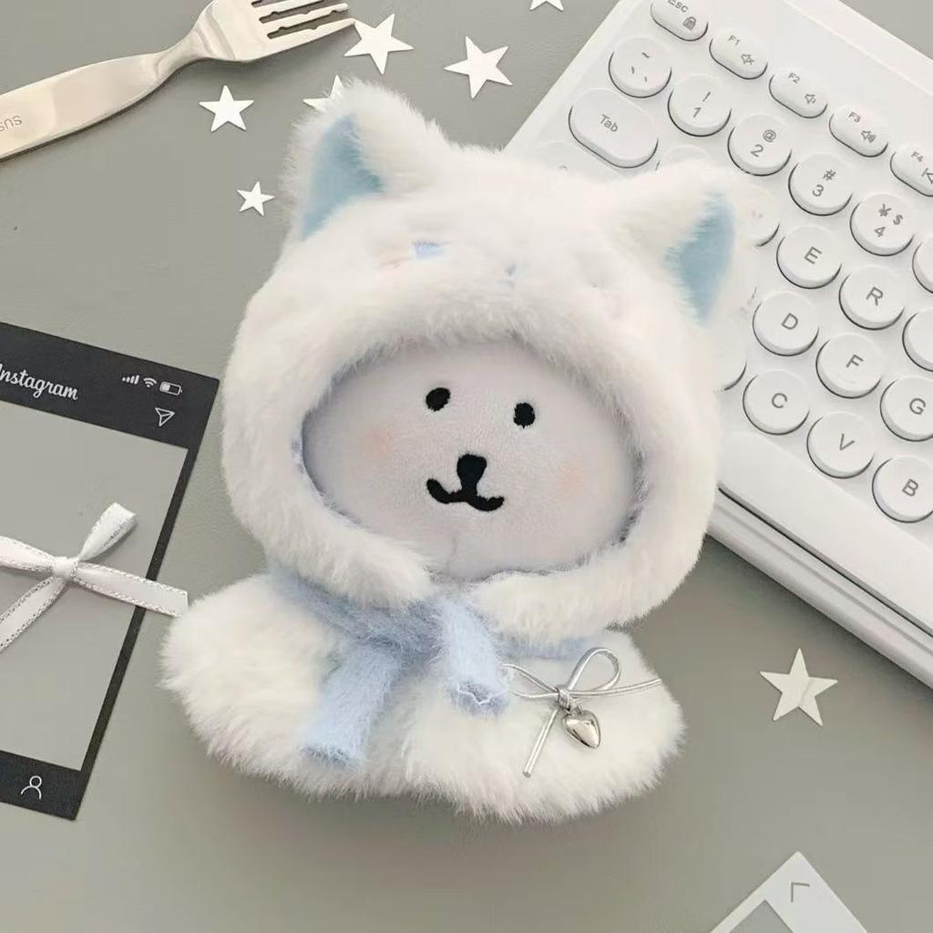 The New Best-selling Bag Pendant Head Cover Is Cute and Adorable Featuring A Plush Cartoon Character Keychain Decoration