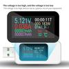 9/10 in 1 DC USB Tester Current 4-30V Voltage Meter Timing Ammeter Digital Monitor Cut-off Power Indicator Bank Charger 38%off