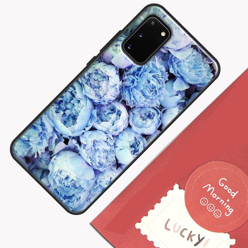 Lavender Peonies Flower Phone Case For Samsung Galaxy S25 S26 Ultra S20 S21 S22 S23 S24 Plus S9 S10 S25 FE Cover Shell