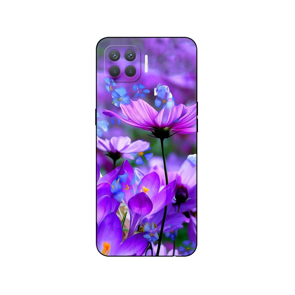 Силиконовый чехол для телефона Oppo Reno4 Lite, чехол для Oppo F17 Pro, задняя крышка Reno 4 lite, 6,43 дюйма, черный чехол из ТПУ, розовый аниме, космический автомобиль