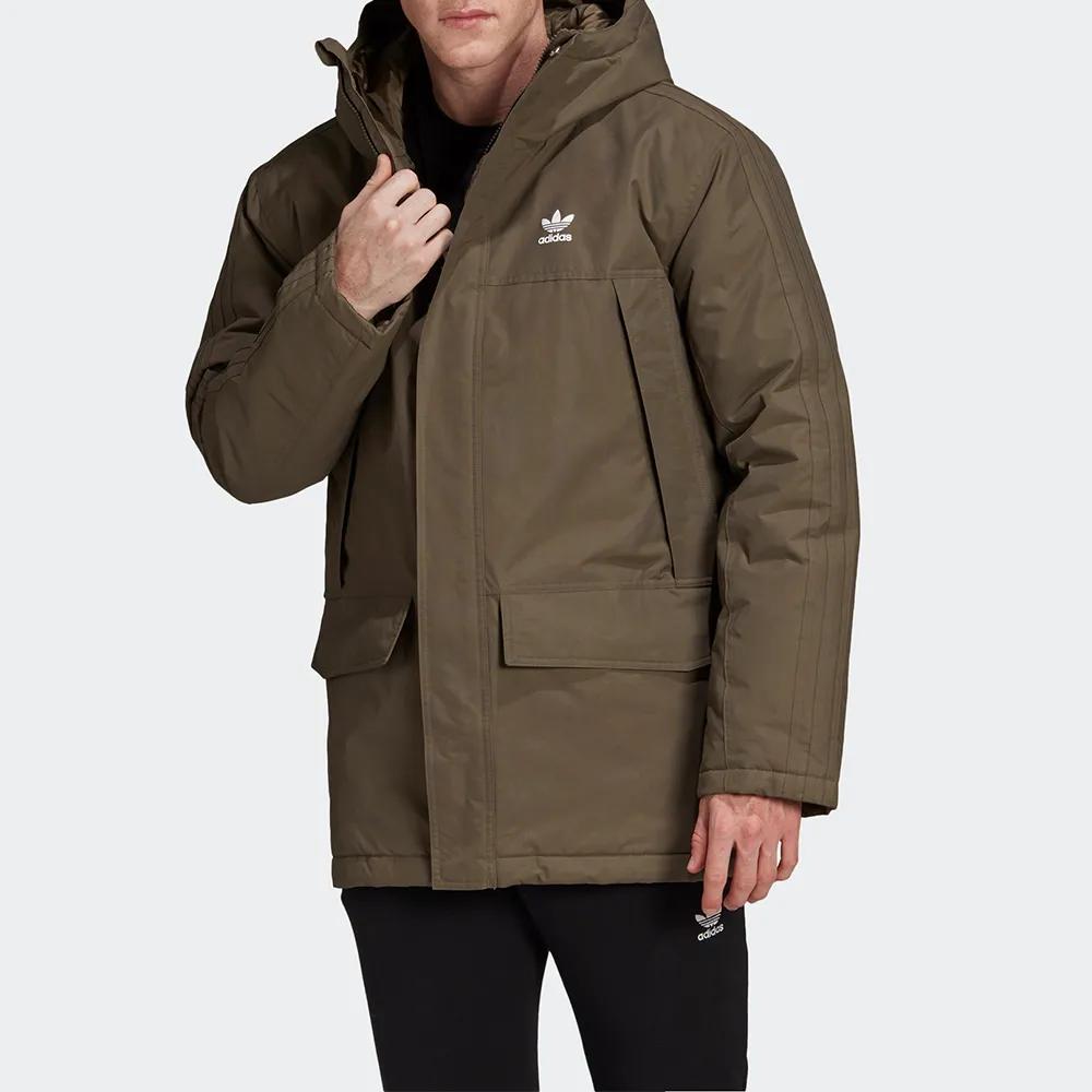 adidas Originals Пуховики Мужские Branch Umber С капюшоном Умеренные Другое (унисекс) Пуховики ED5835
