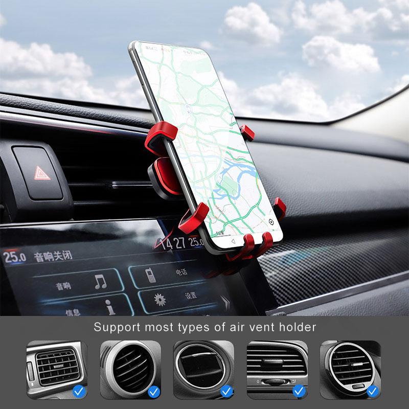 2026 Hot VOLKSWAGEN 360 ° Adjustable Car Phone Holder Air Vent Mount Stand For VW Atlas Jetta Touareg Variant Golf Polo GTI Taos Bp3