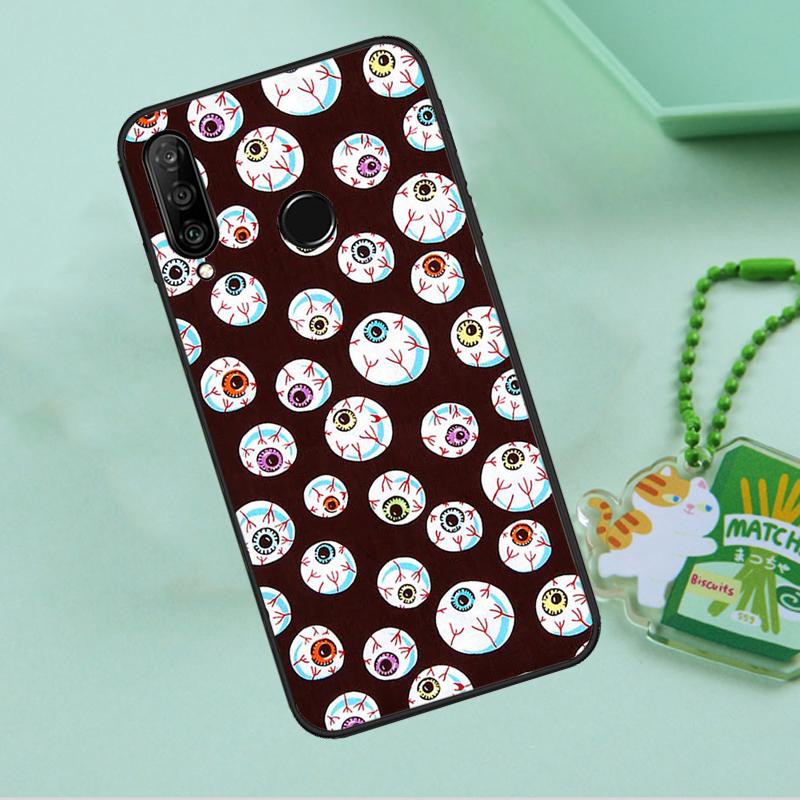 Чехол со сумасшедшим узором «глаз» для Huawei Nova 10 9 SE 5T 12s 12i 11i Y91 Y90 Y60 Y70 Y72 Y61 P20 P40 P30 Lite P60 Pro