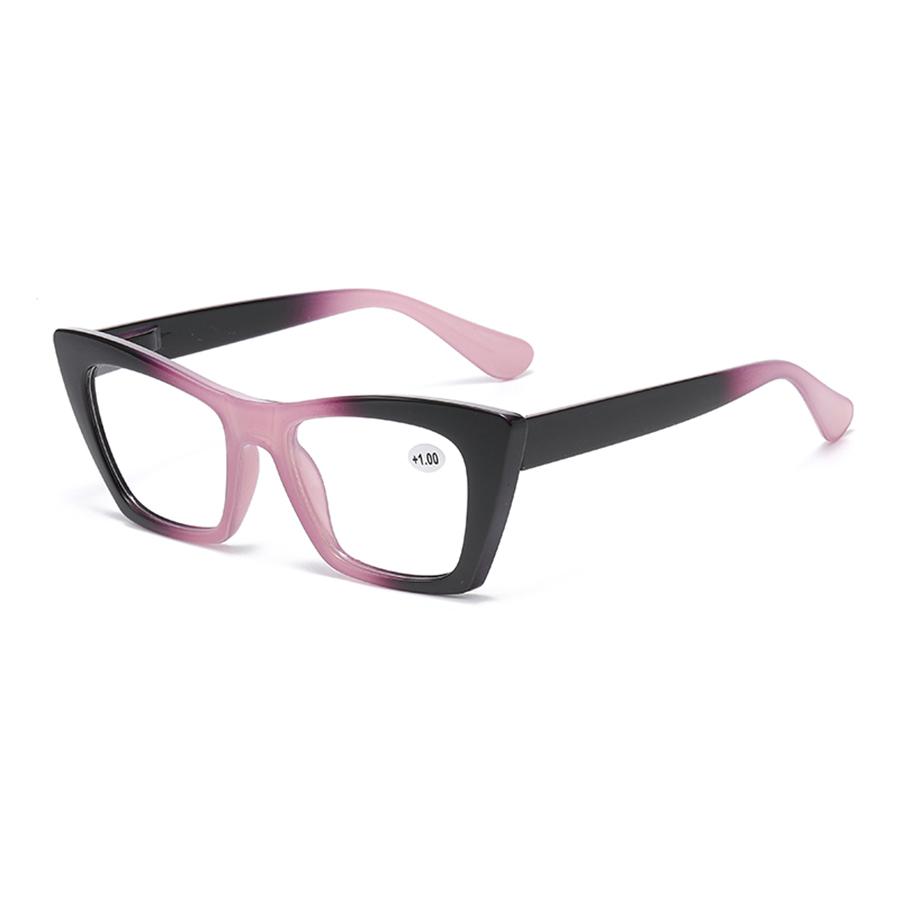 Модные градиентные квадратные очки для чтения для женщин, винтажные фиолетовые, при дальнозоркости, мужские очки для пресбиопии, очки для защиты от синего света
