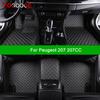 Автомобильные коврики для Peugeot 207 207CC Автоковры для ног Coche Аксессуары