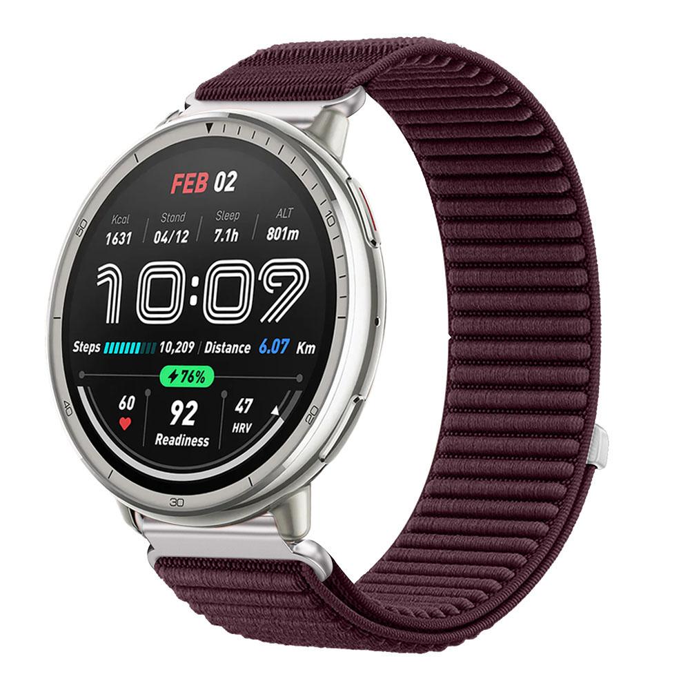 20 мм 22 мм Нейлоновый ремешок-петля для Amazfit Active 2 Ремешок для Amazfit Balance 2/Helio/Bip 6 5/GTR/GTS 4 3 Дышащий браслет