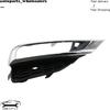 1Pcs Front Bumper Fog Light Bezel Cover RH Fits 15-16 Honda CR-V CRV 2.4L L4