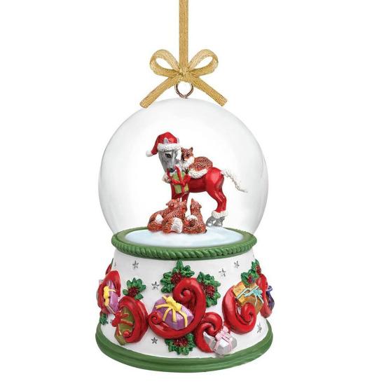 Лошадь Рождественское украшение Акриловые украшения в виде лошади для рождественской елки Подарки для женщин