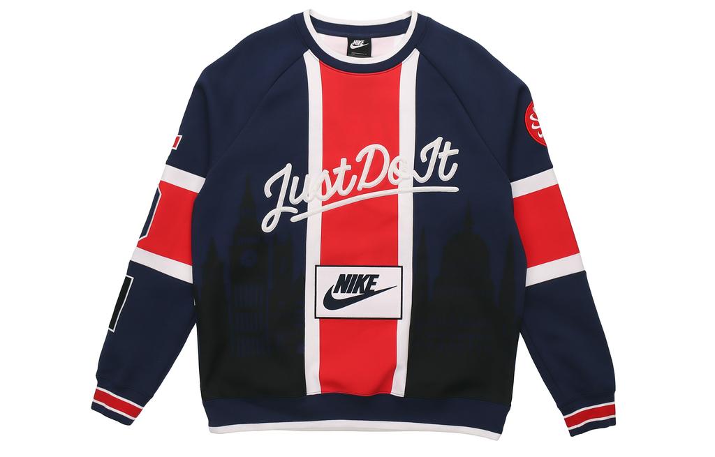 Nike Толстовки Мужские С Круглым Вырезом Умеренные Обычные AR1993-410