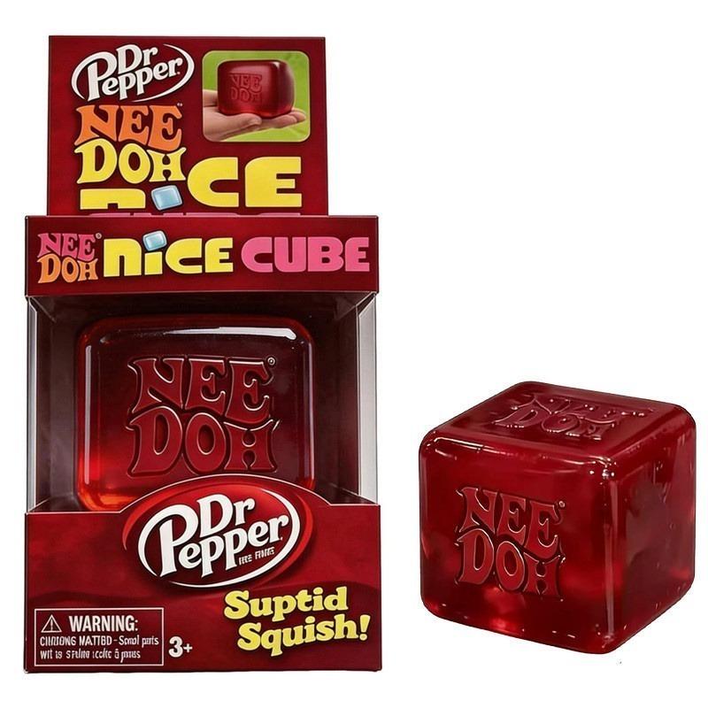 Needoh Dr Pepper Nice Cube & Dream Drop Сенсорная игрушка Гамбургер Для СДВГ Сквиши Снятие Стресса Тревоги Сжимать Тянуть Игрушка