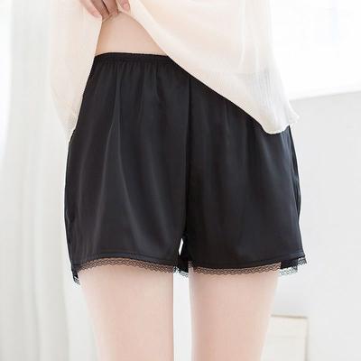 Антибликовые защитные брюки для женщин, юбка и шорты из тонкого белого ледяного шелка, бесшовные свободные, большого размера, защитные брюки