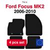 Basic Velour Car Mats For Ford Focus Mk2 Cabrio (2006-2010)