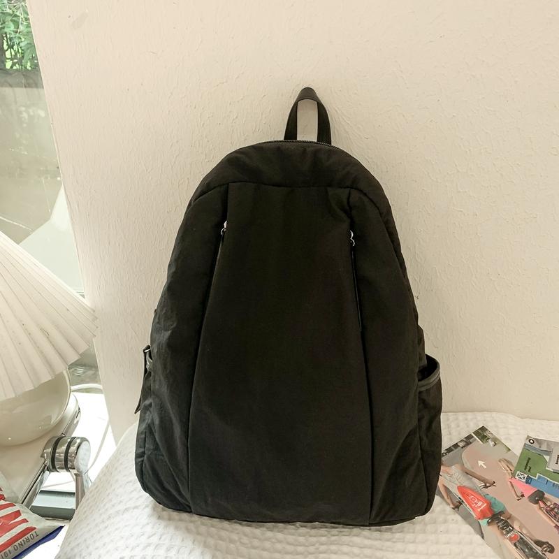 Рюкзак большой емкости для девочек, однотонный школьный рюкзак для студентов, женский дорожный рюкзак