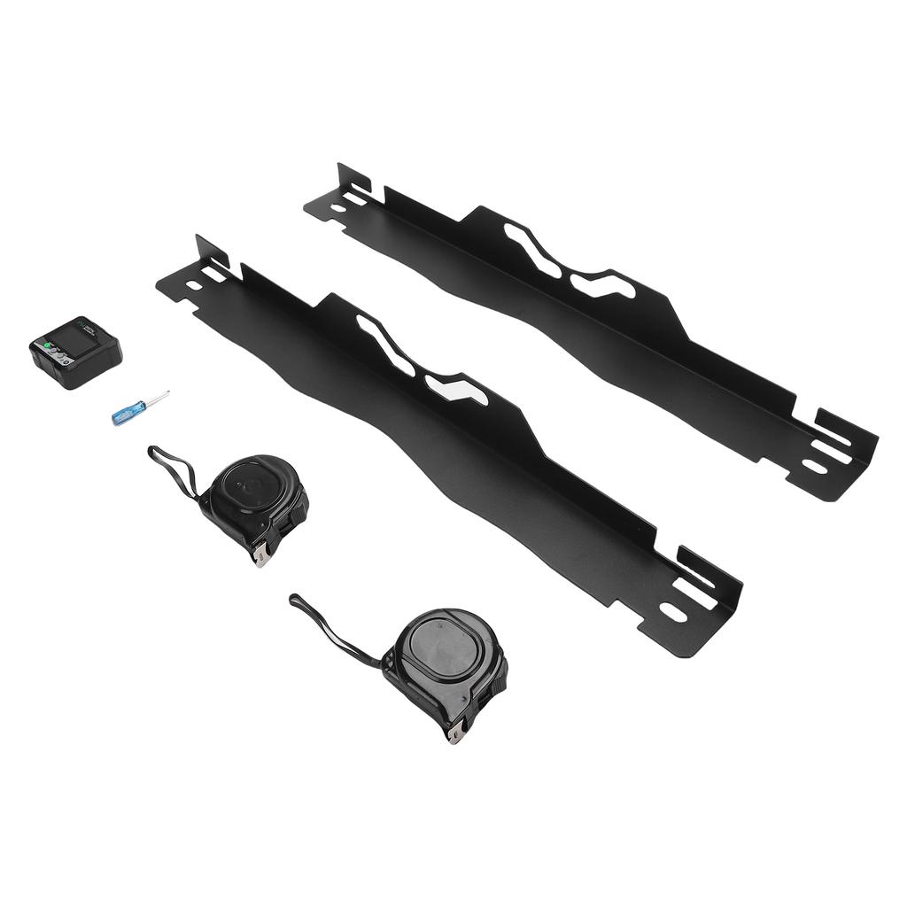 Wheel Alignment Tool Kit Accurate Measurement Automotive Toe Alignment Tool Plate with 2 Tape Measures 1 Digital Angle