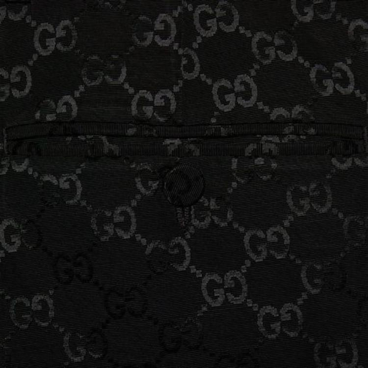 Gucci GG Cotton Viscose Formal Pant 'Black' Men's 698749-ZAHMD-1000