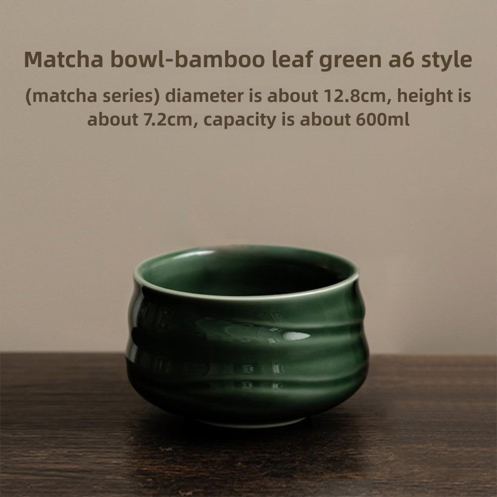 Large Capacity Matcha Bowl Ceramic Green Tea Maker Cup Tea Ceremony Tool for Tea Set Accessories