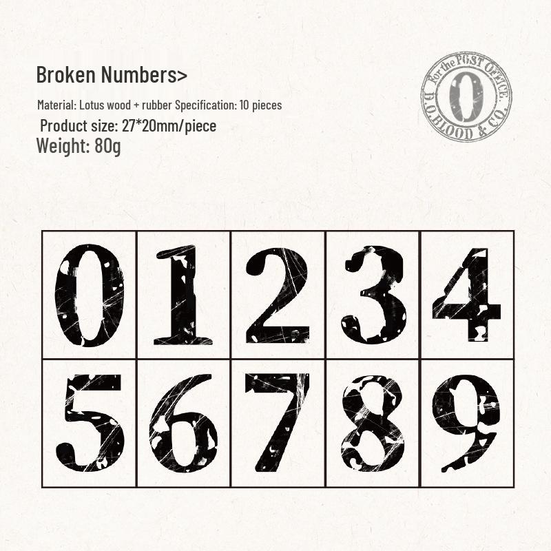 Retro Wooden English Letter Stamp for Handcrafted Decoration and Material Symbol Engraving