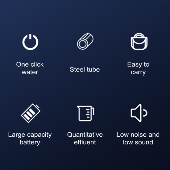 Водяной насос для детей Игровой стол с водой Портативный аккумуляторный насос с батарейным питанием, непрерывная работа в течение 2 часов Аксессуар для стола для занятий малышами