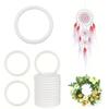 10pcs Plastic Dream Catcher For Handmade DIY Plastic Ring Hanging Rings Macrame Hoops Wall Hanging DIY Crafts 60/85/100/110/130mm