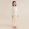 Children's Wool and Silk Thermal Underwear Set Boys and Girls Autumn Clothes and Pants German Baby Winter Double-Sided Fleece Pajamas