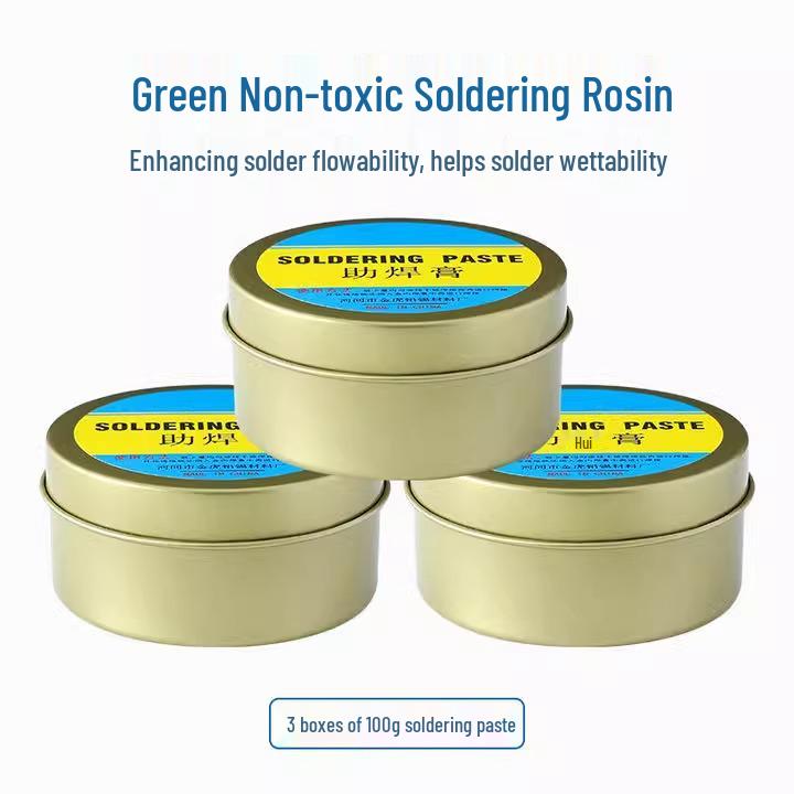 Бескислотный, не содержащий галогенов, не требующий отмывки, сильный желтый канифольный флюс, паяльная паста для легкого лужения и проводимости