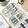 Luxury Beauty Nail Clipper Set 14-Piece Carbon Steel Durable Portable Manicure Tools Custom Logo Plastic Box for Women Nail Art