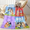 Bluey's Colorful Adventures Blanket Warmthful Decor Suitable for Picnics Seaside Couch All-Season Use Playful Design Gift for Travel Home Birthdays