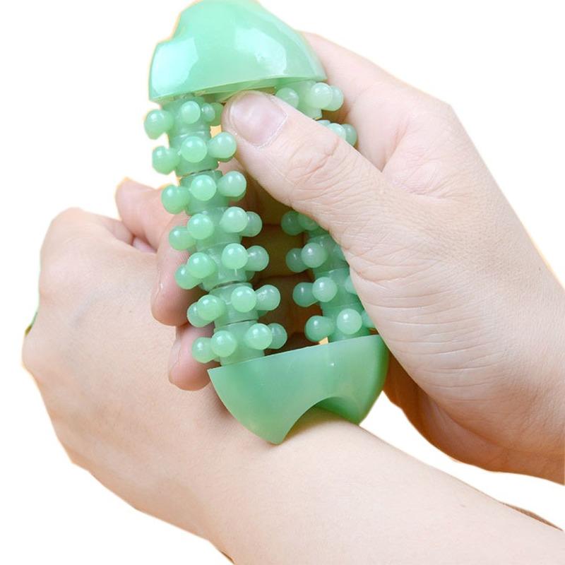 1/2pcs Jade Hand Finger Recovery Meridian Massage Wheel Massage Roller