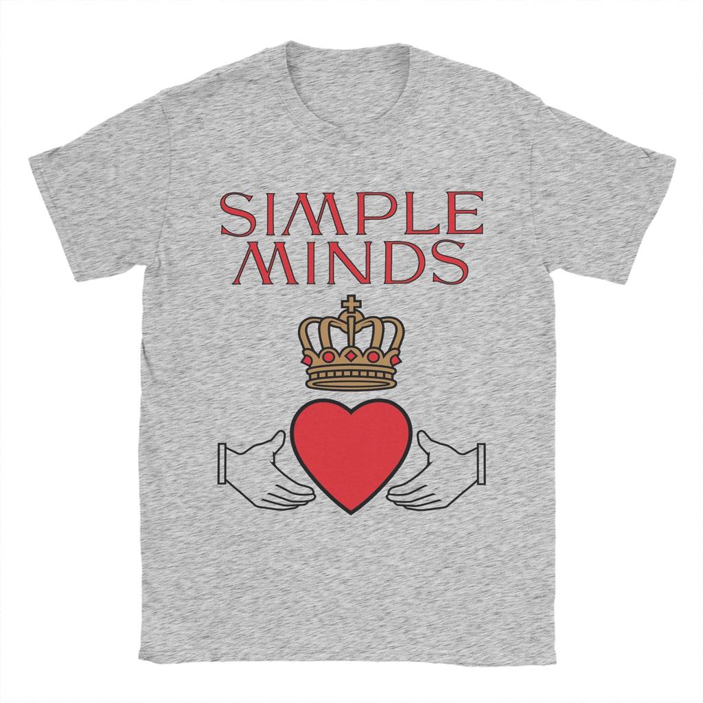 Футболка Simple Minds Street Fighting Years Claddagh для мужчин, хлопковая футболка, футболка с круглым вырезом и коротким рукавом, идея для подарка, одежда