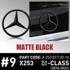 ABS Original Car Rear Trunk Badge Sticker Mercedes Emblem Snap Cover For Mercedes Benz AMG GLA-class X253 2016-2022 A2538170016 JQRST1