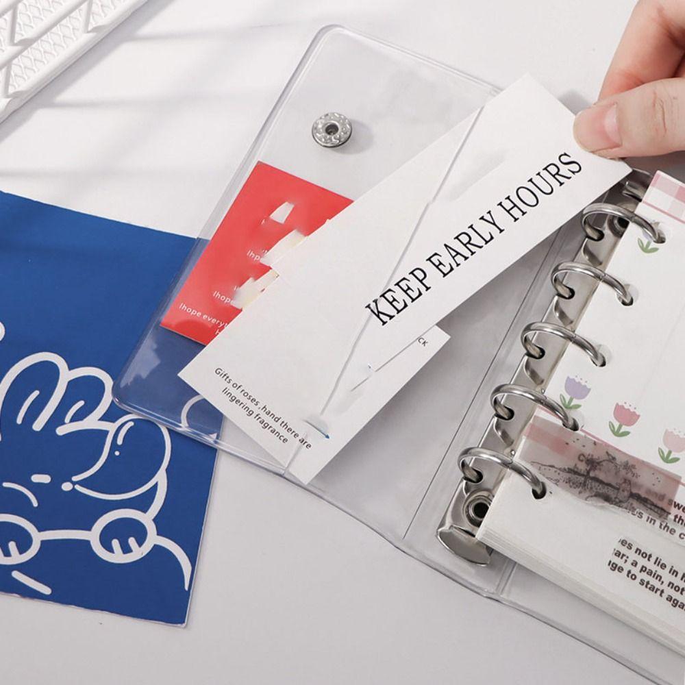 Multiple Colors Loose leaf notebook 5-hole Mini binder Fashion M5 binder  Students