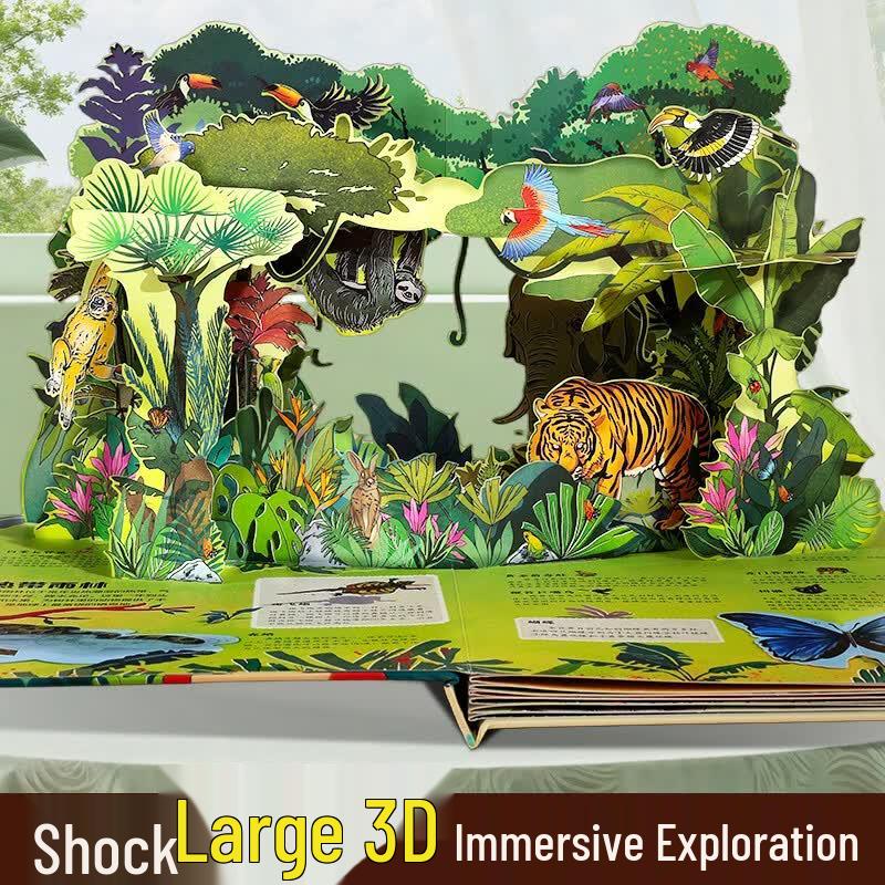 Волшебные Животные 3D Pop-up Книга