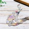 Хрустальные статуэтки слонов Стеклянные фигурки слонов Коллекционные изделия Скульптура животных Счастливый орнамент Фэн-шуй Декор для дома